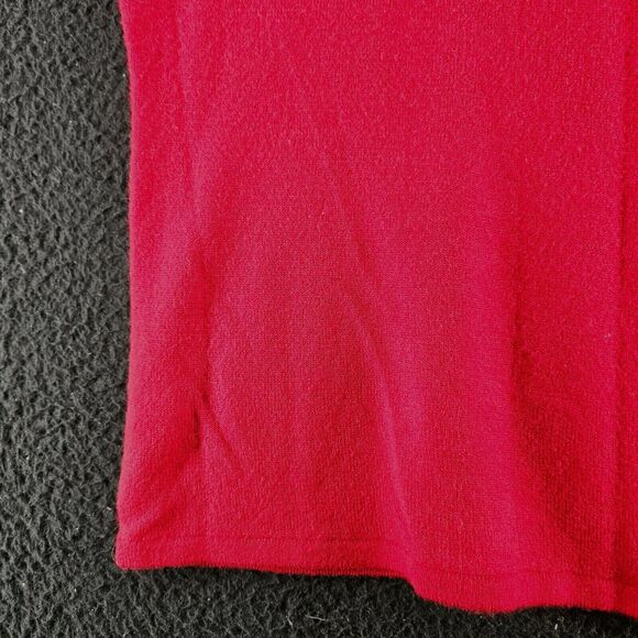 NWT Luxe 360 Womens Tank Top Red Size XL 100% Acrylic Pullover Sleeveless - Picture 9 of 12